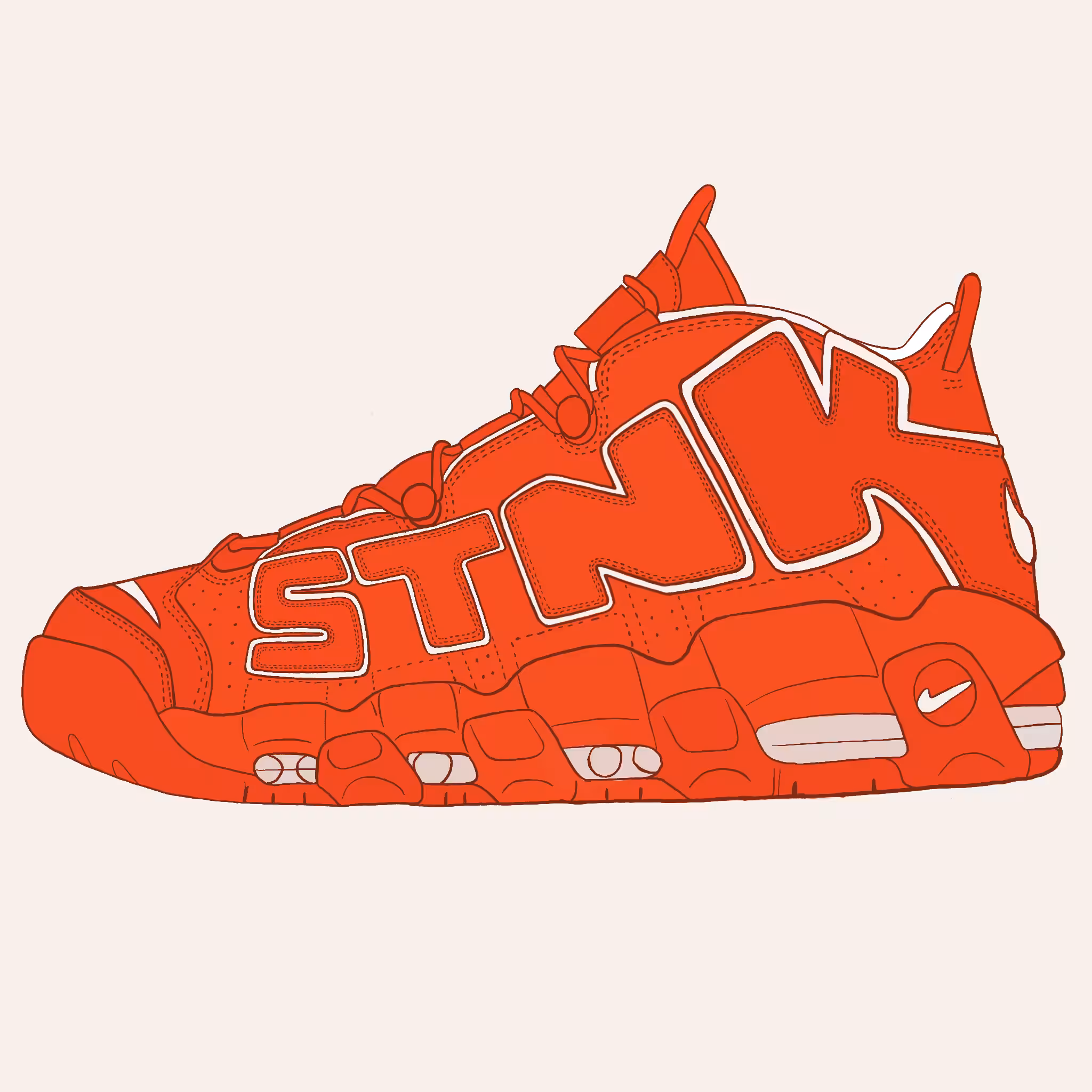 STNK FRSH Shoe #1 - Red Edition