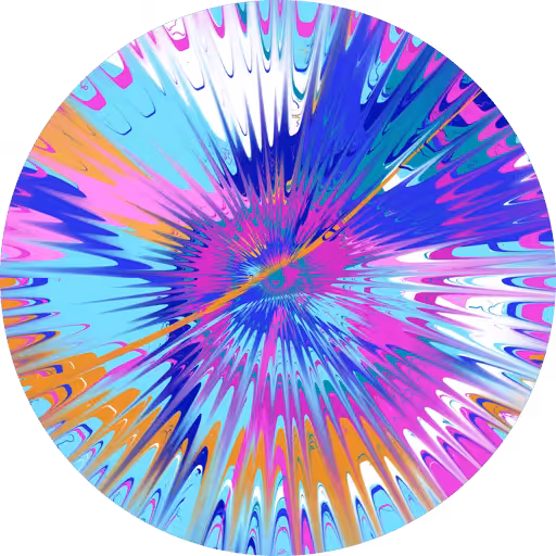 Beautiful, The Divinely-Spoken Explosion Painting