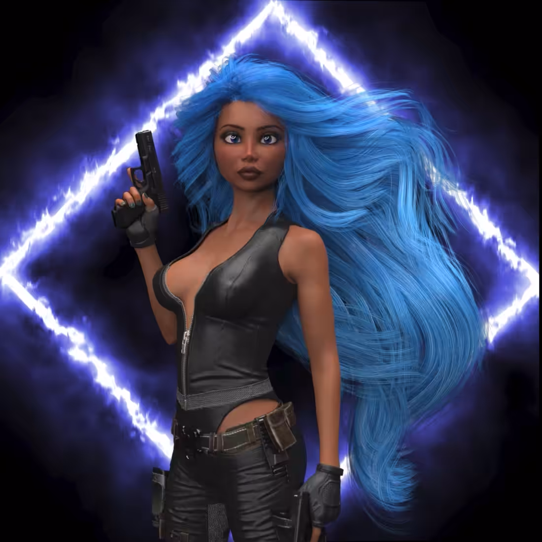 Malvina's blue matrix
