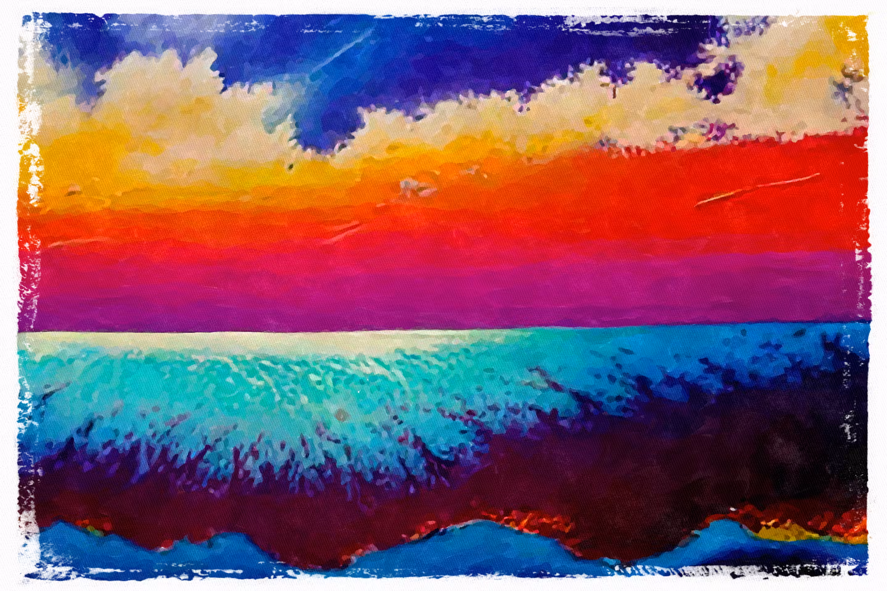 colorful beach