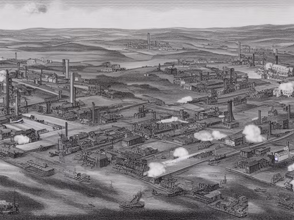 Hills and Mills Landscape #C1740