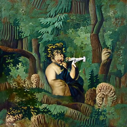 Flute Playing Dionysus