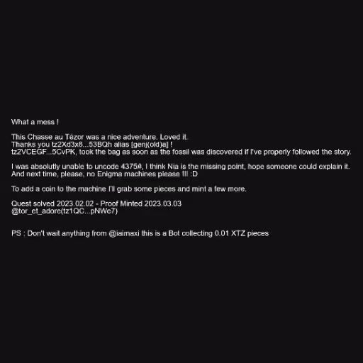 What a mess !

This ...