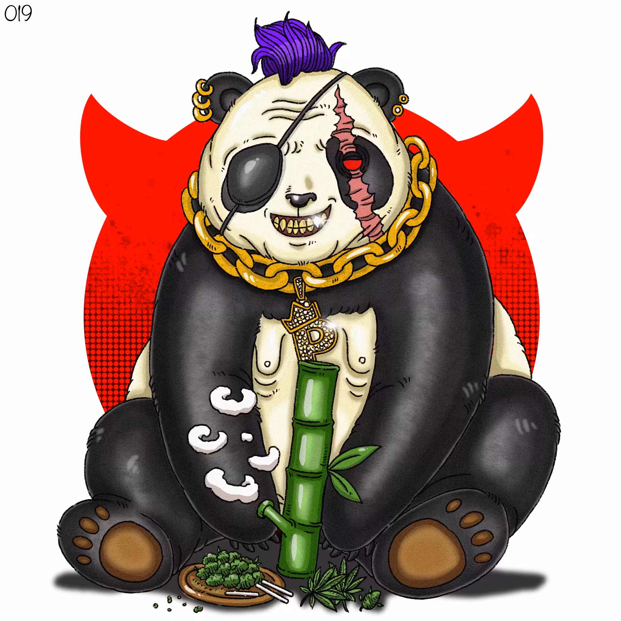 Gugu Panda Sweet Symbiote GEN2 #019
