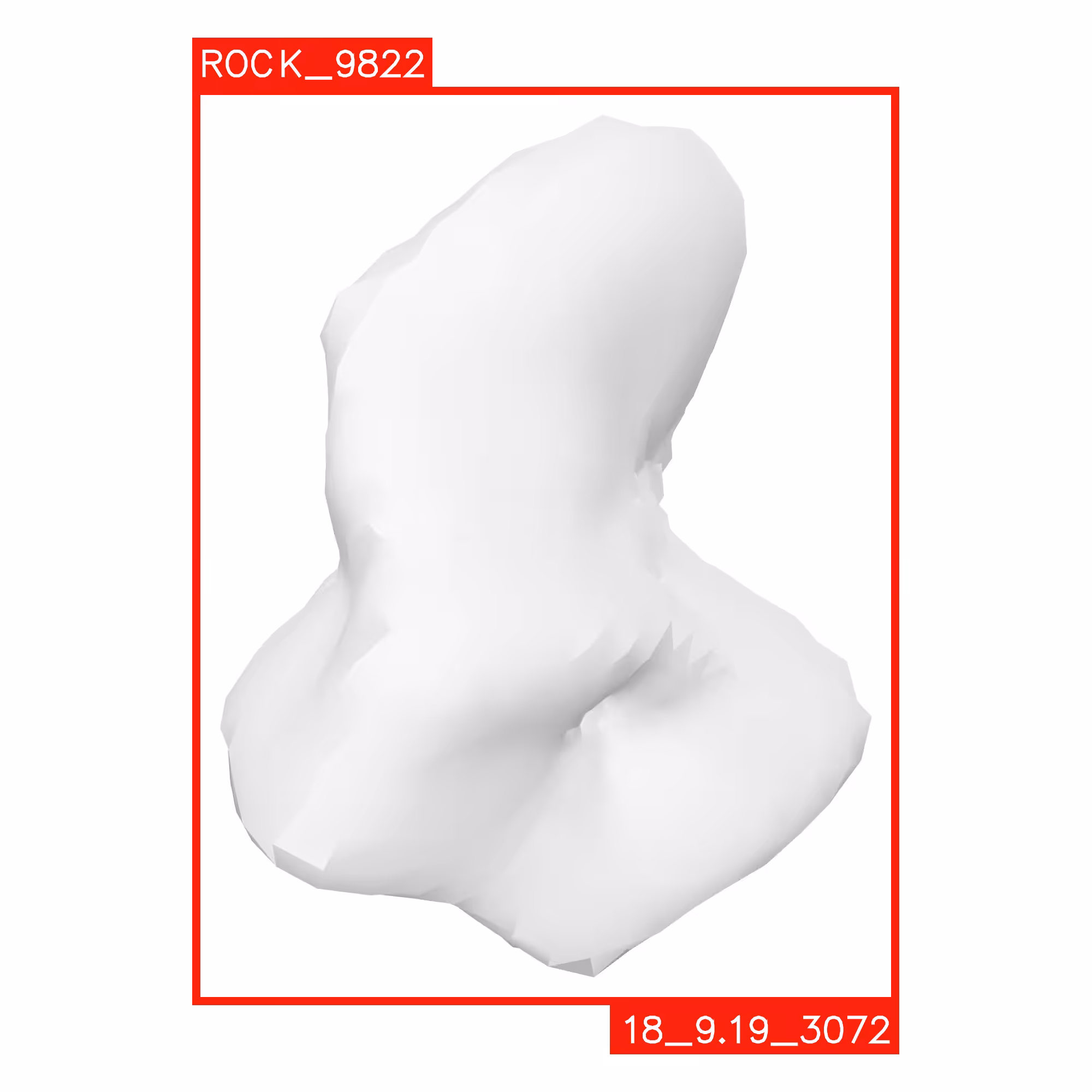 UNSHADED ROCKS: ROCK 9822