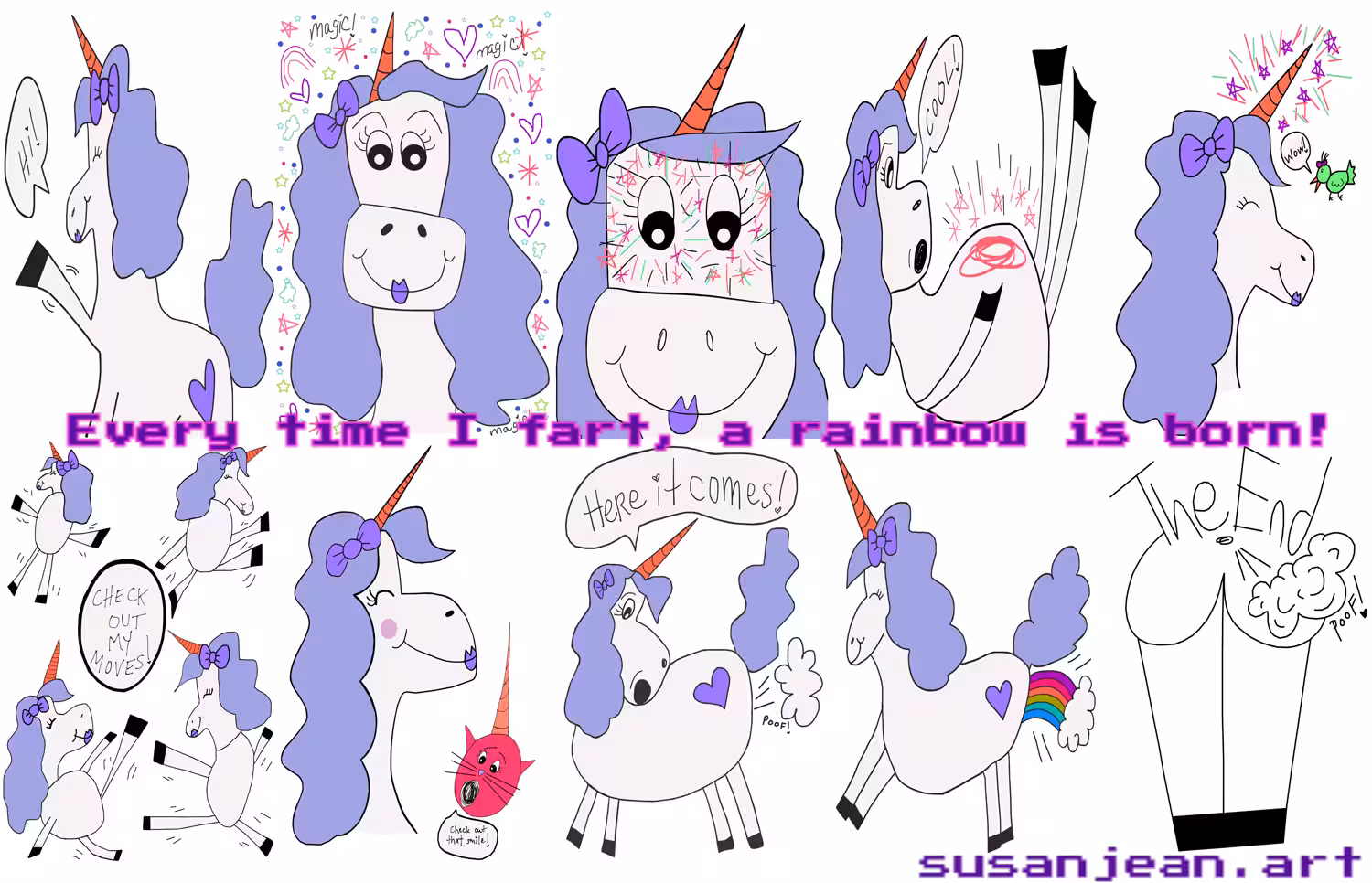 Every Time I Fart, a Rainbow is Born! 2.0 (Pic only collage-11.7.24)