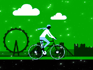 Cycling in London 