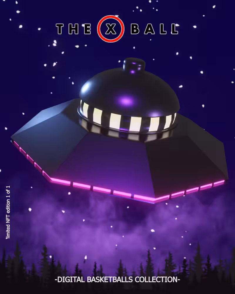 Digital Basketballs - NFT POP CULTURE DROP - "THE X BALL"