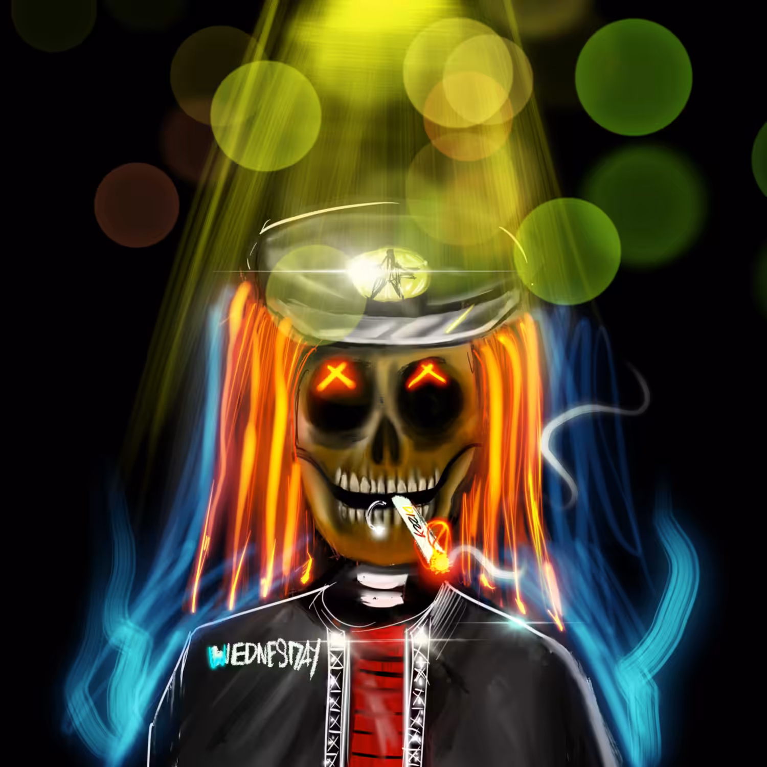 skull punk#104 the party
