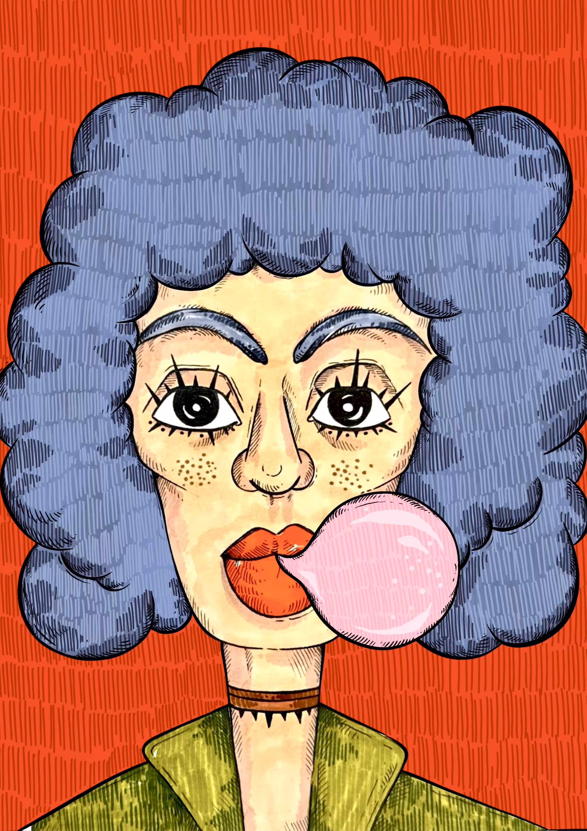 Bubble gum Queen