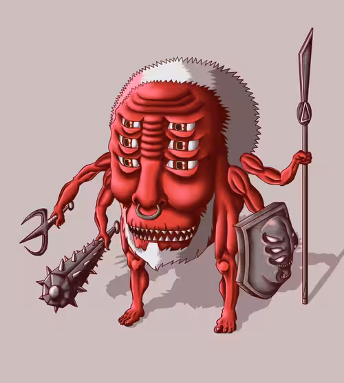 Alieniverse #010 (Bighead Primitive)
