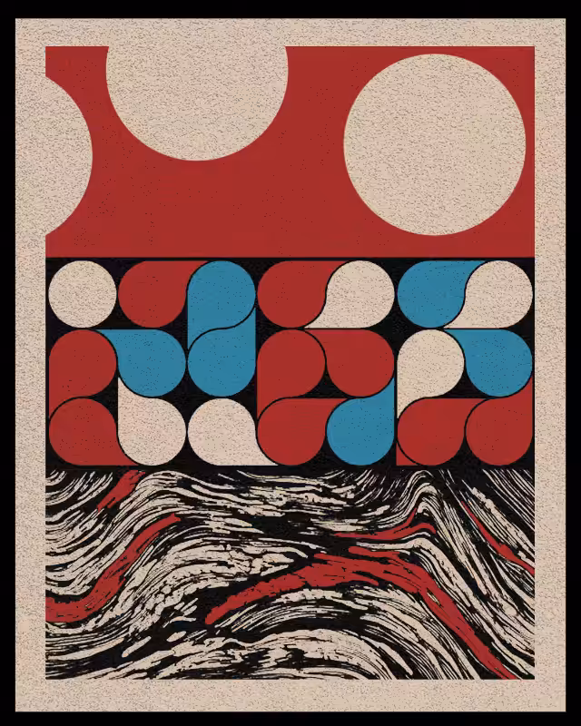 Bauhaus art #red #1