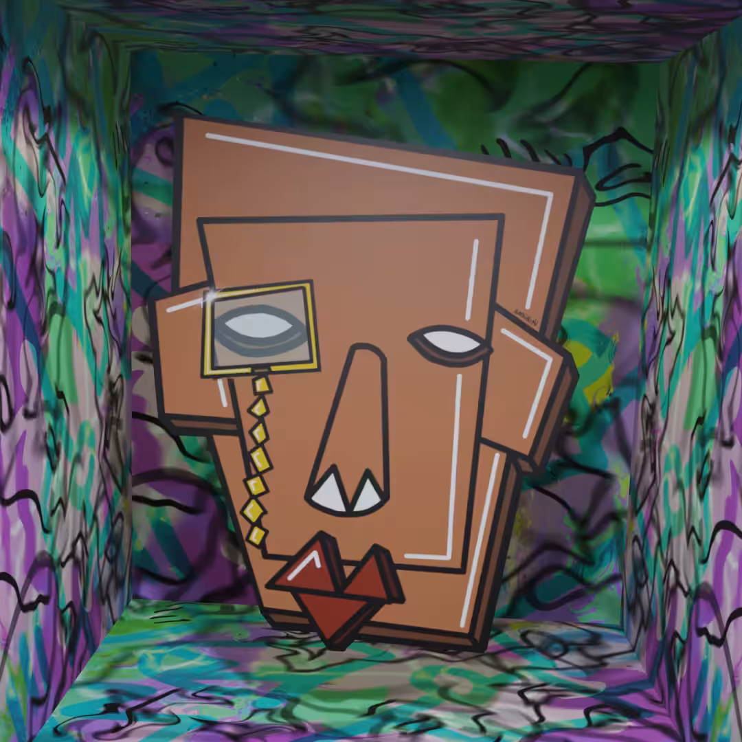 #3 Collectible Kubik : " Monocle"