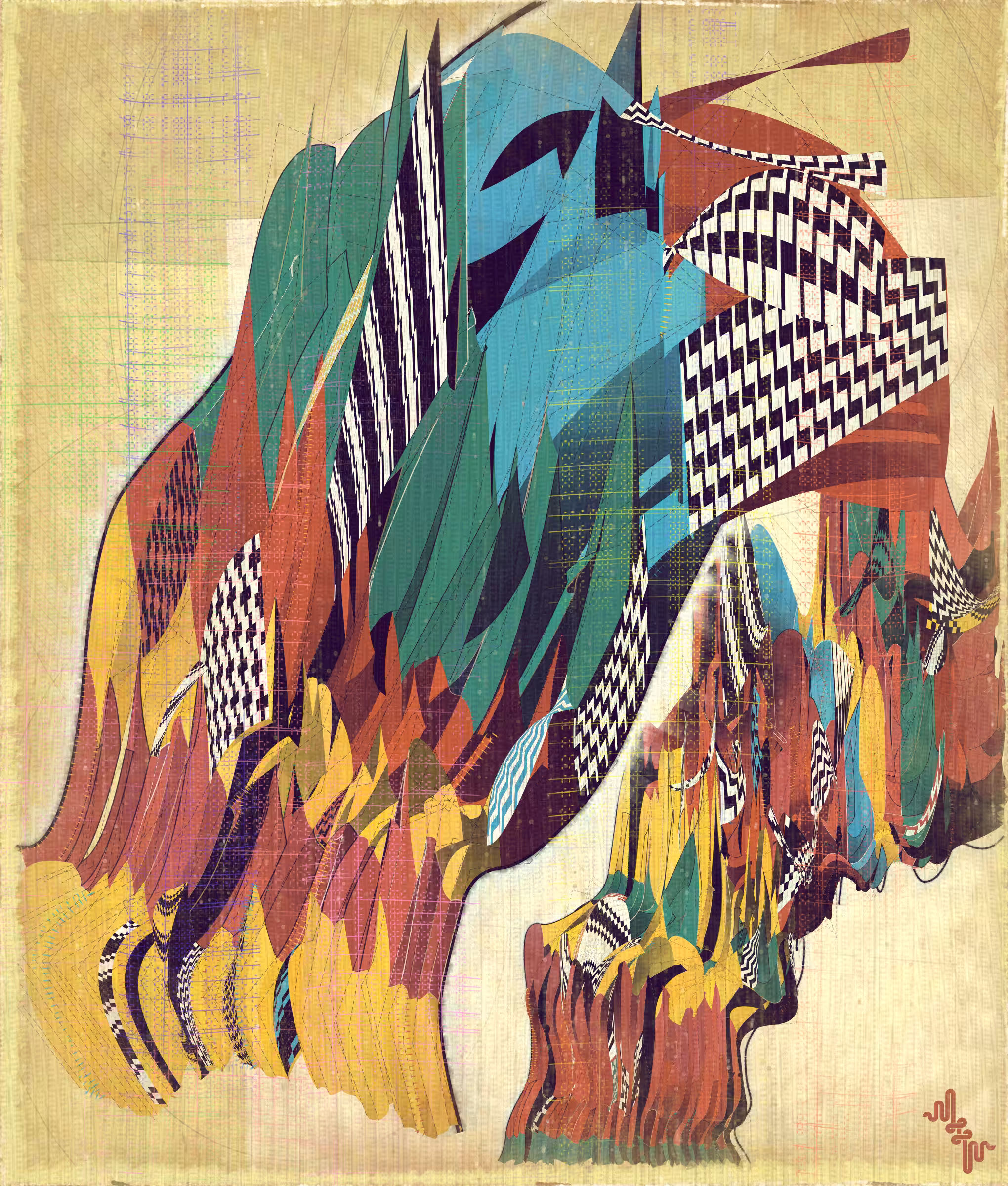 Amplitudes of Canvas #34