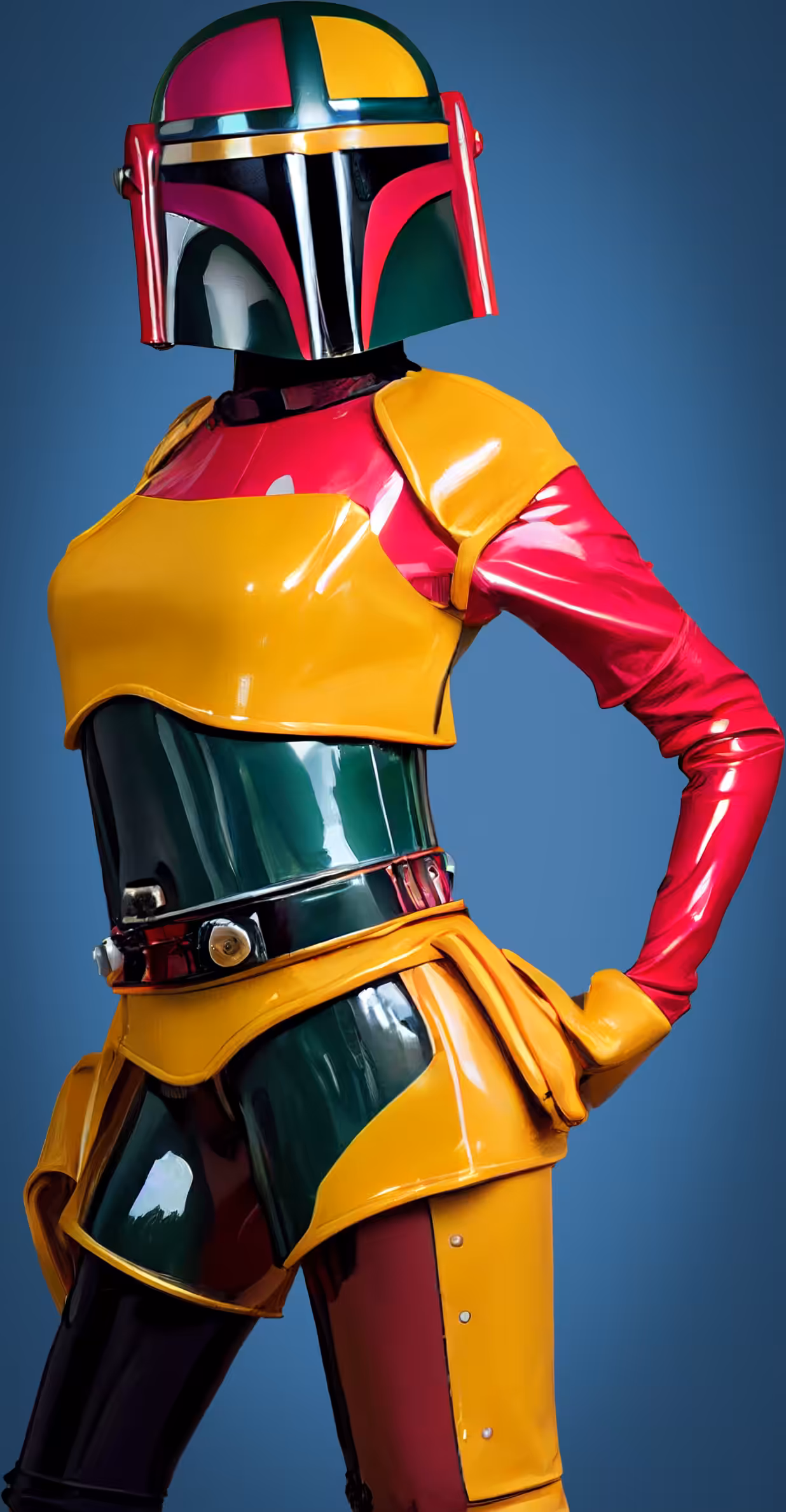 Miss Boba Fett Pop Art 