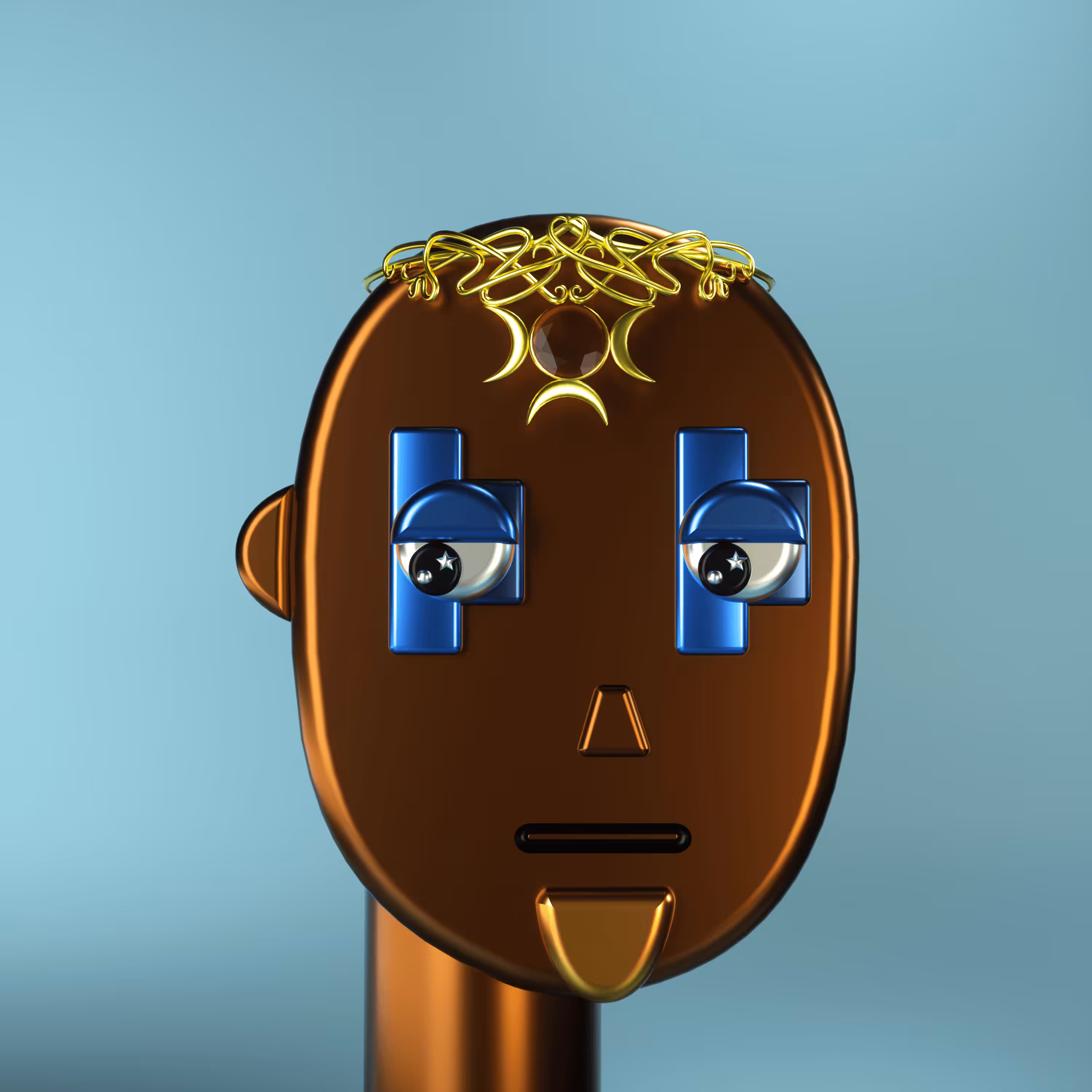 3D Chrome Punk #0661