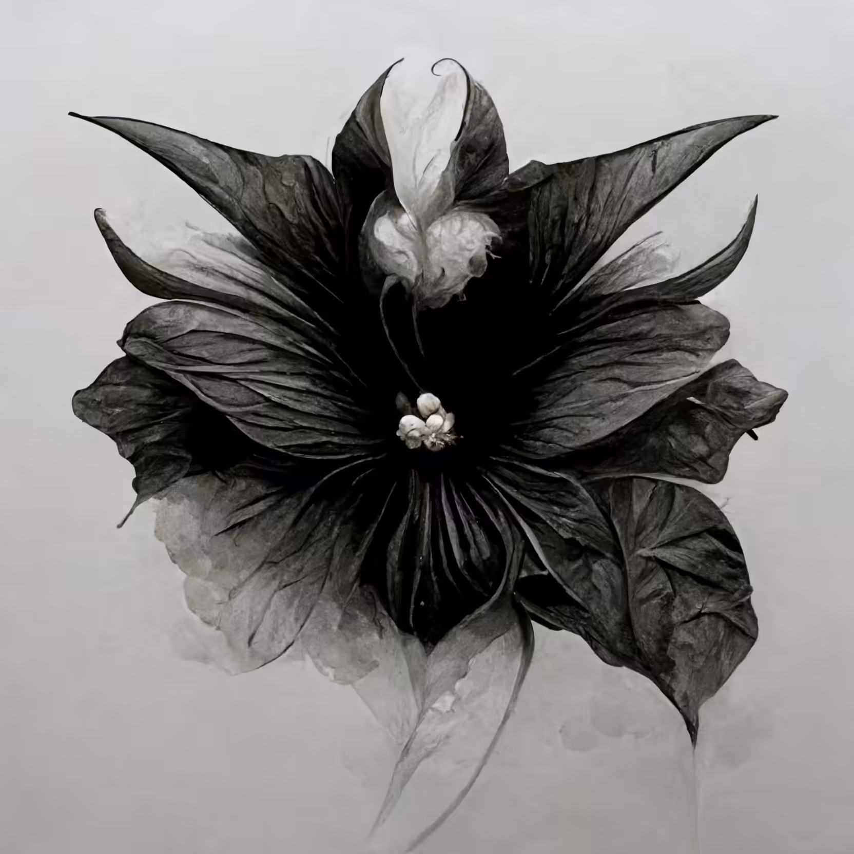 ็็Hibiscus Flowers in the land of hell