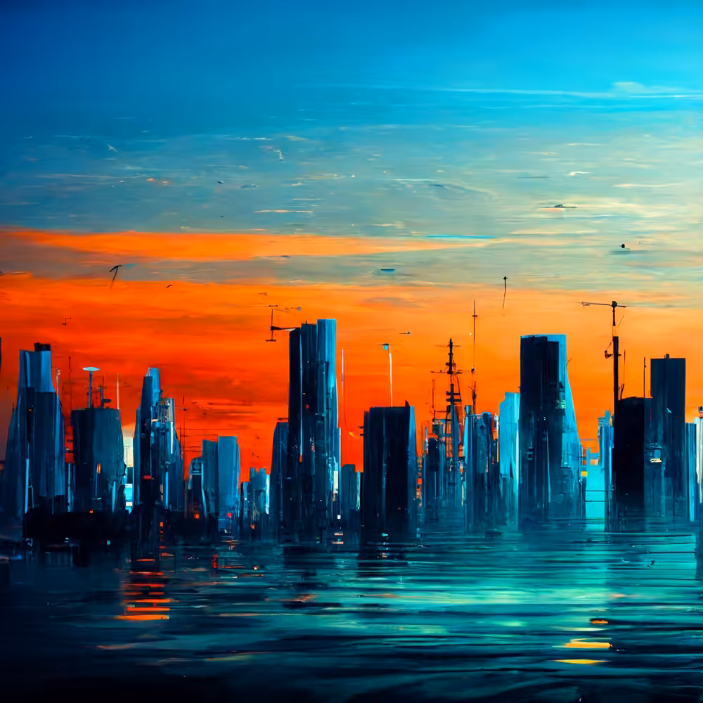 City At Dusk