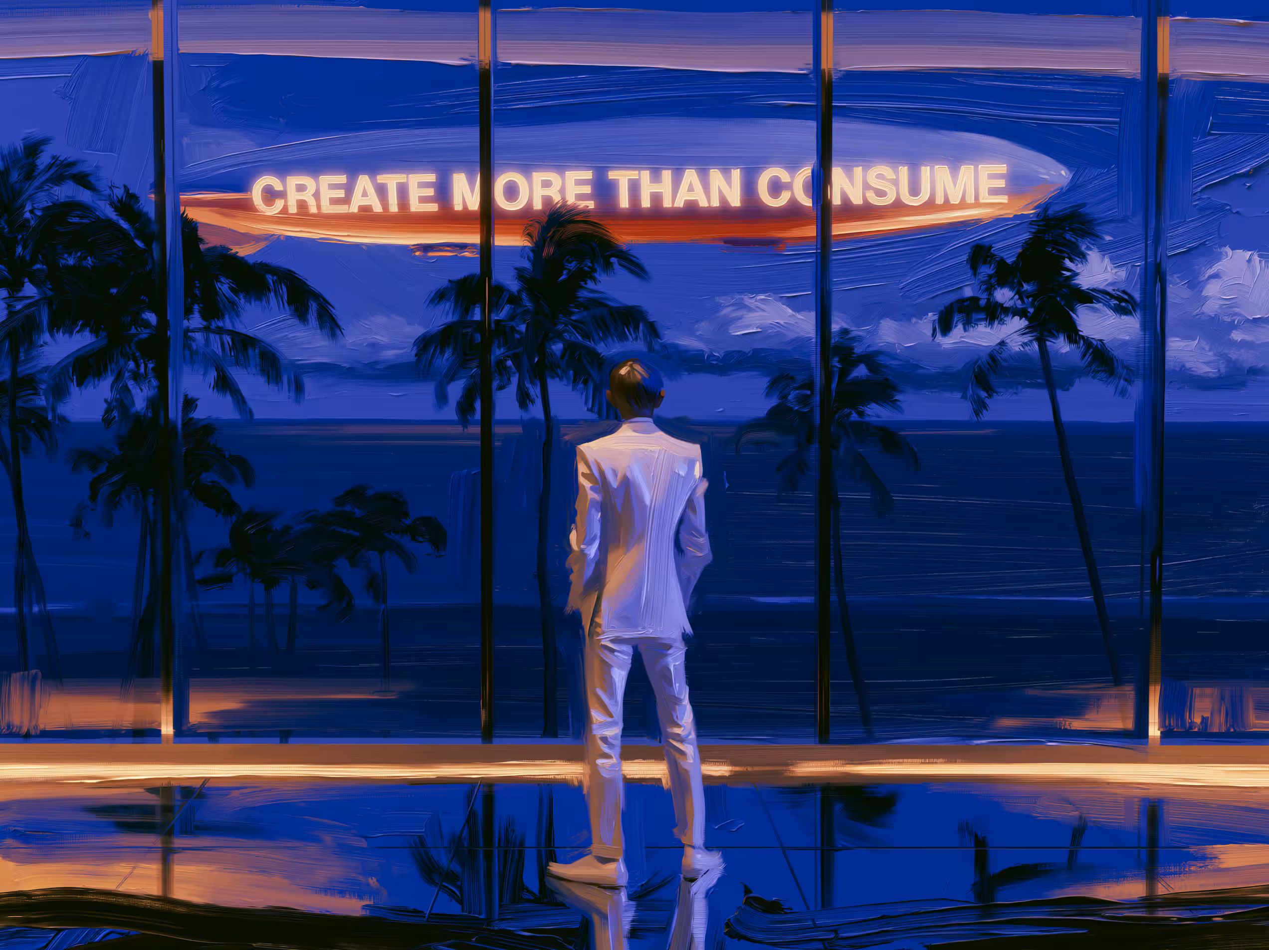 CREATE MORE THAN CONSUME