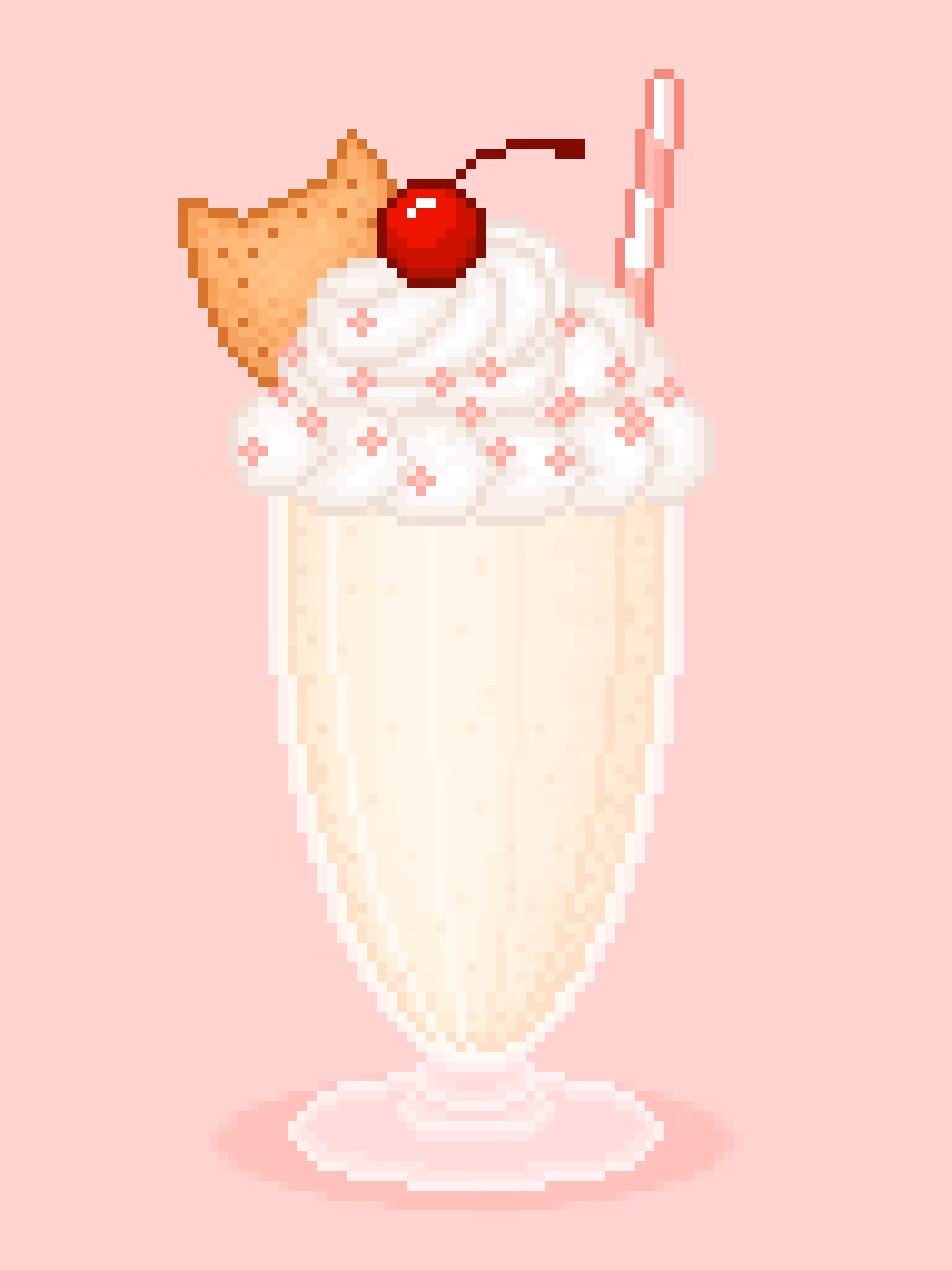 Vanilla milkshake