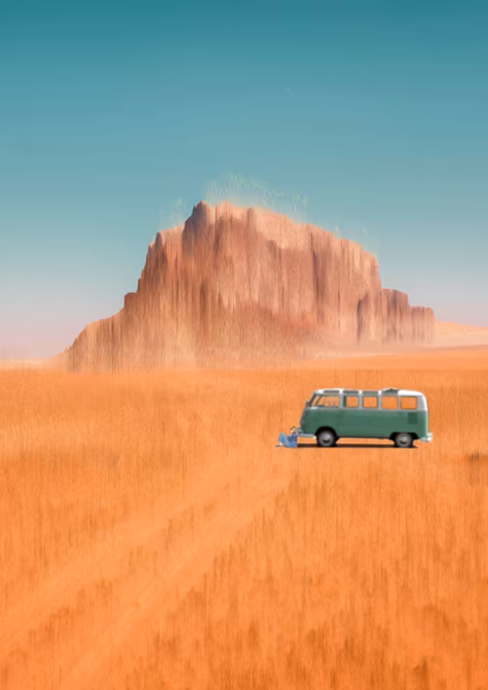 The Girl in the Van in the Middle of the Desert #5
