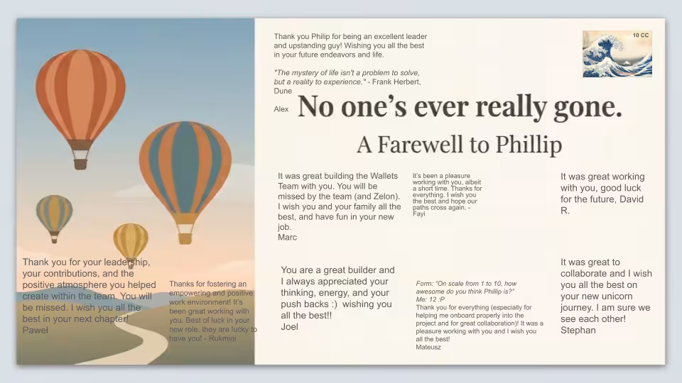 Farewell Phillip Olesen