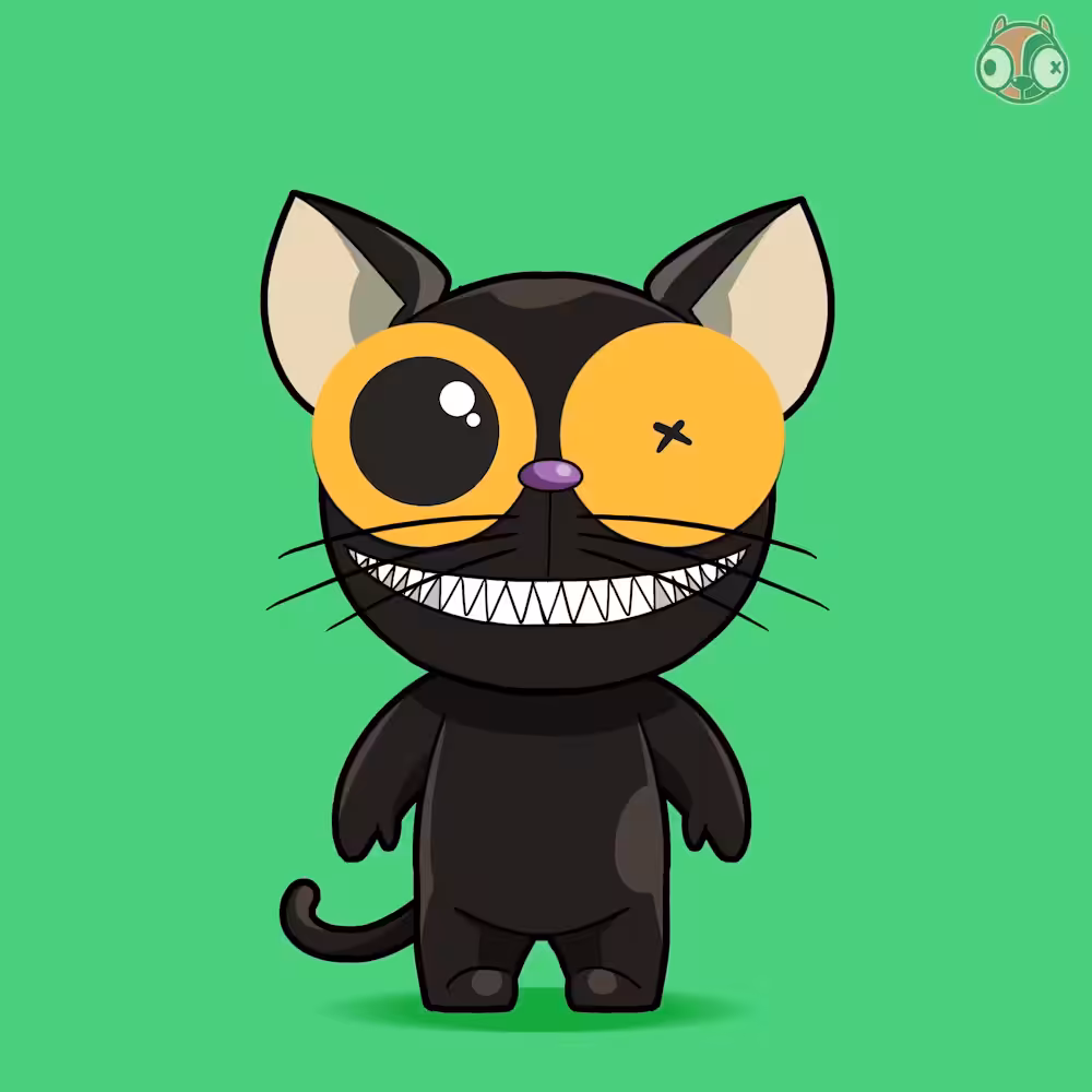 Bonkers Dog No.99(Extra) : Bonkers Black Cat 