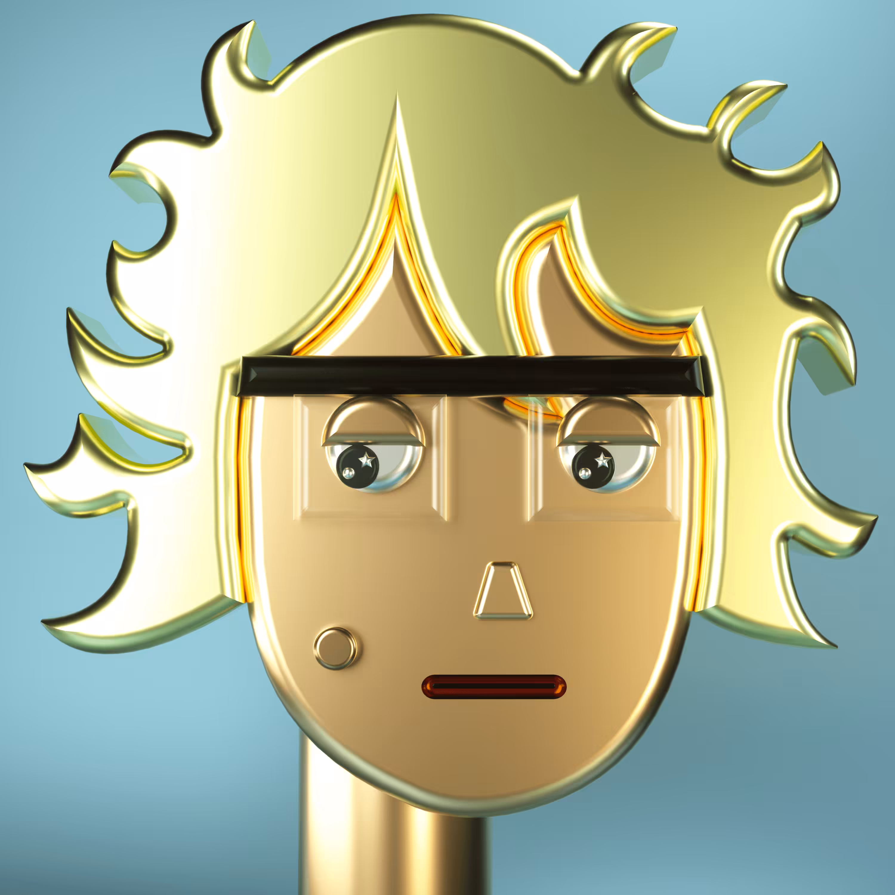 3D Chrome Punk #0407