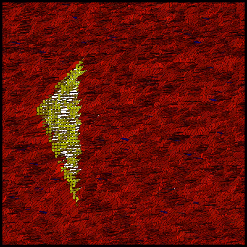 Flow Field Circles Triangle #35