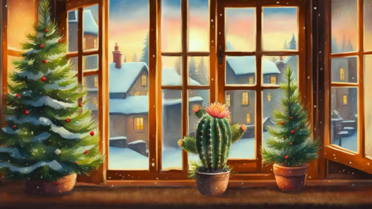 Little Cactus on the Windowsill