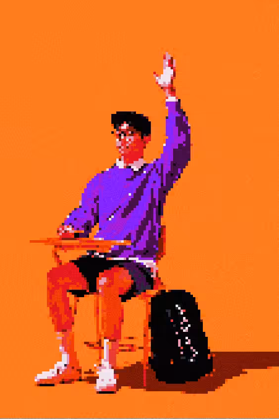 Orange Student