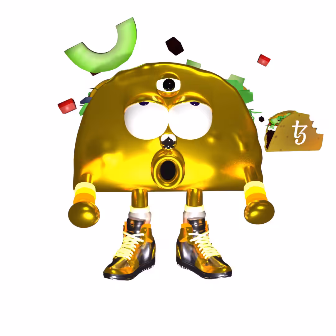 Non Fungible Golden Taco