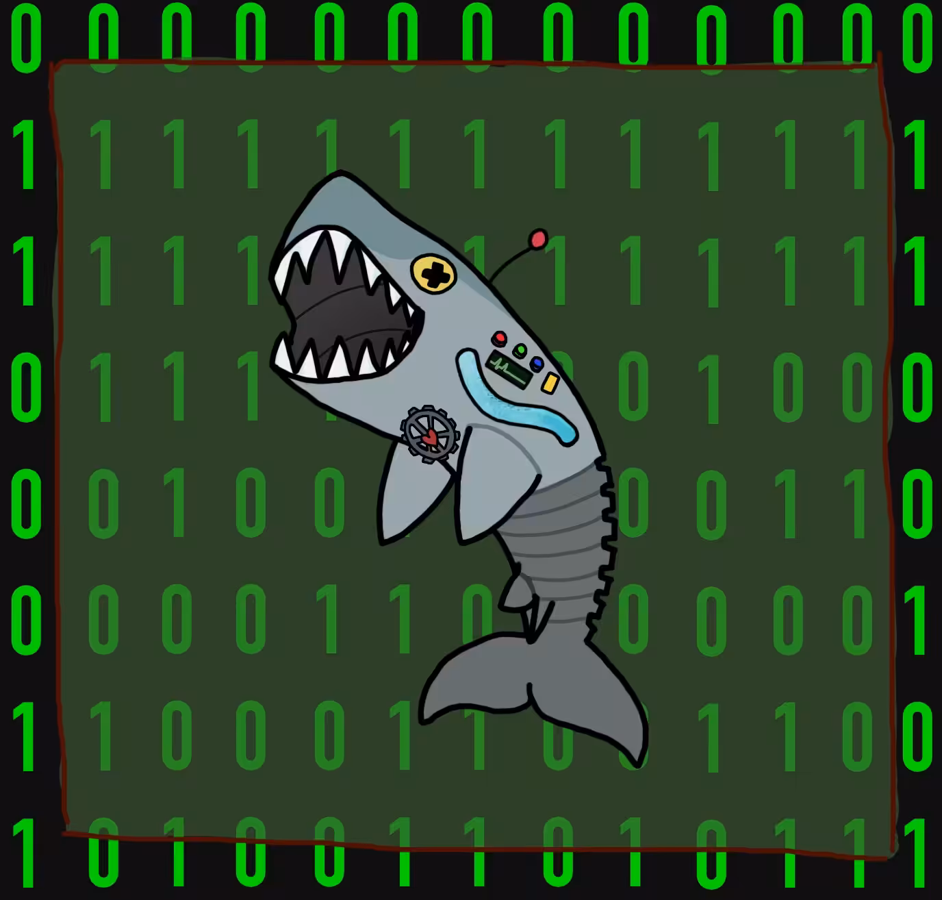 Otto the Robot CryptoSharkie