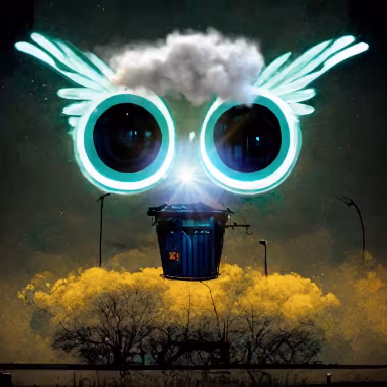 Your trash flies.