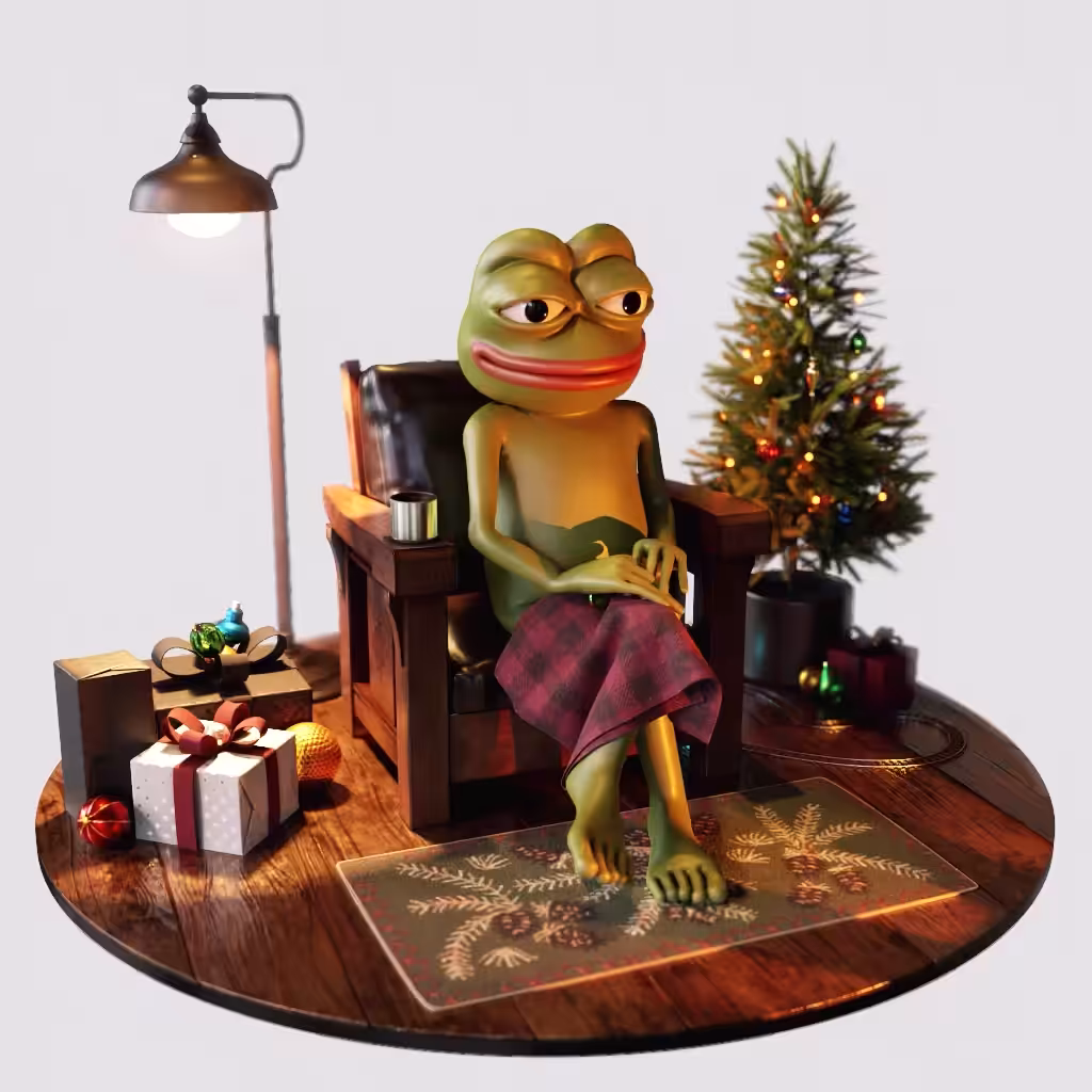 Pepe on Christmas
