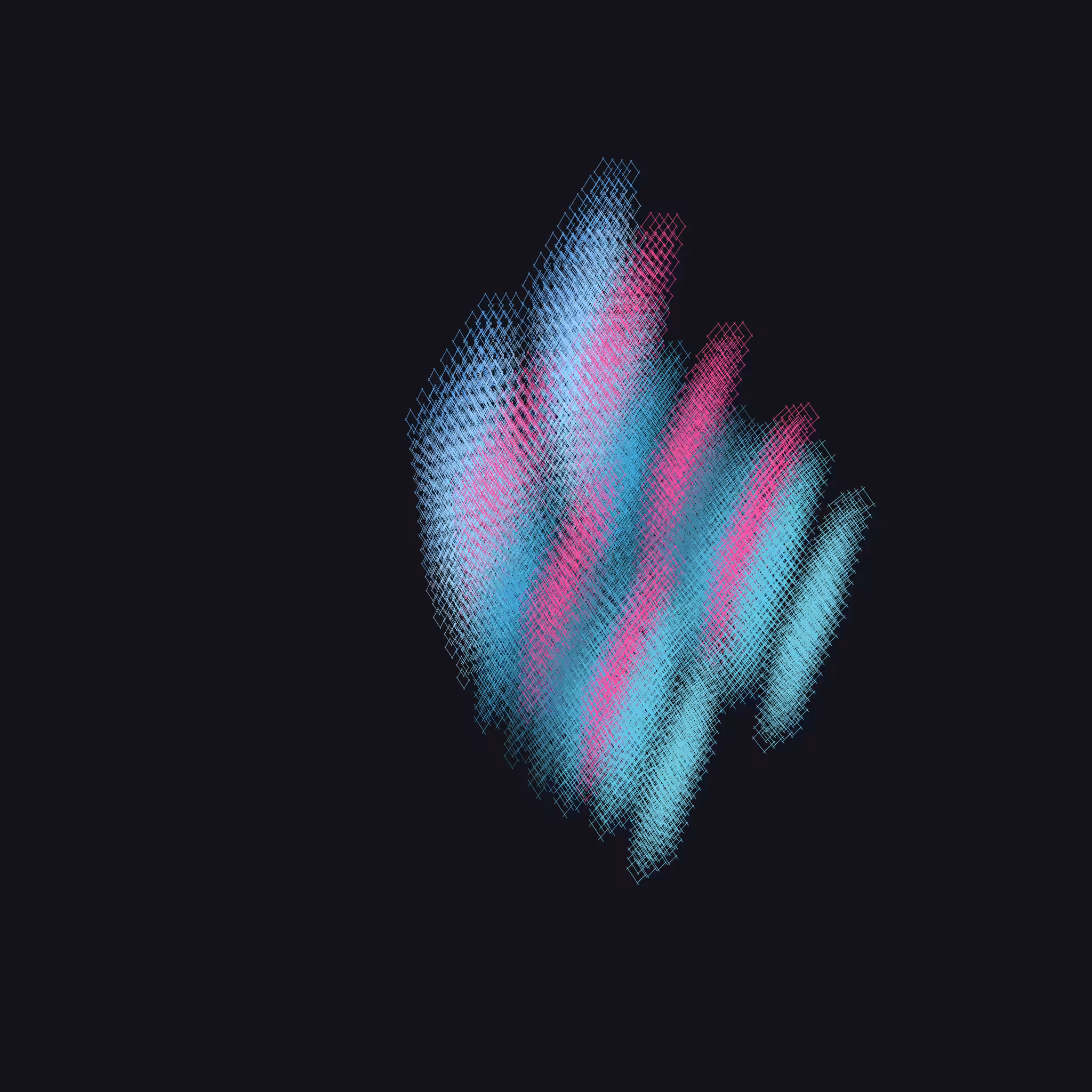 fractal leaves: spatial smudge