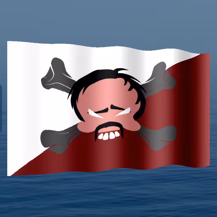 Jolly Roger Flag #54