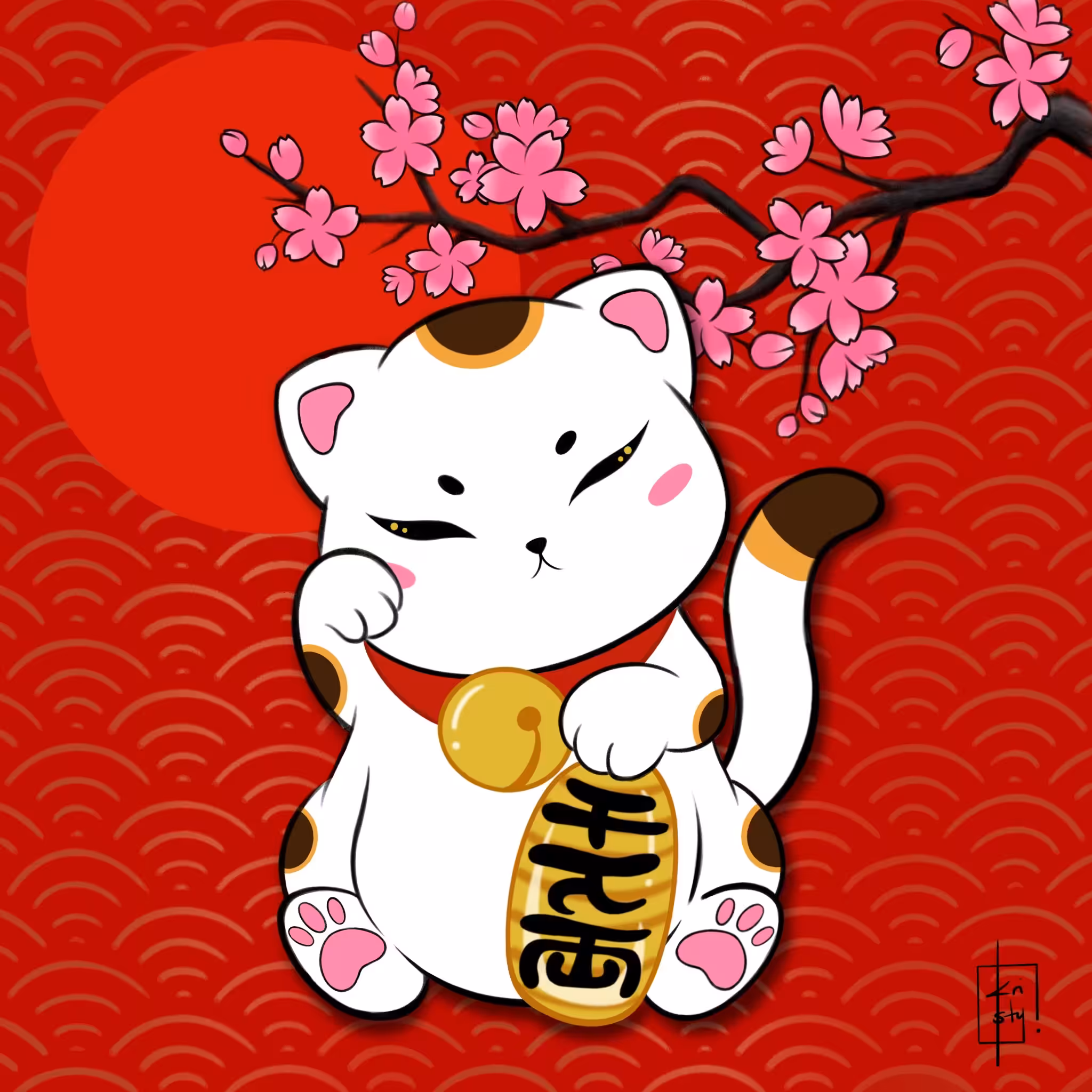 Traditional Maneki Neko