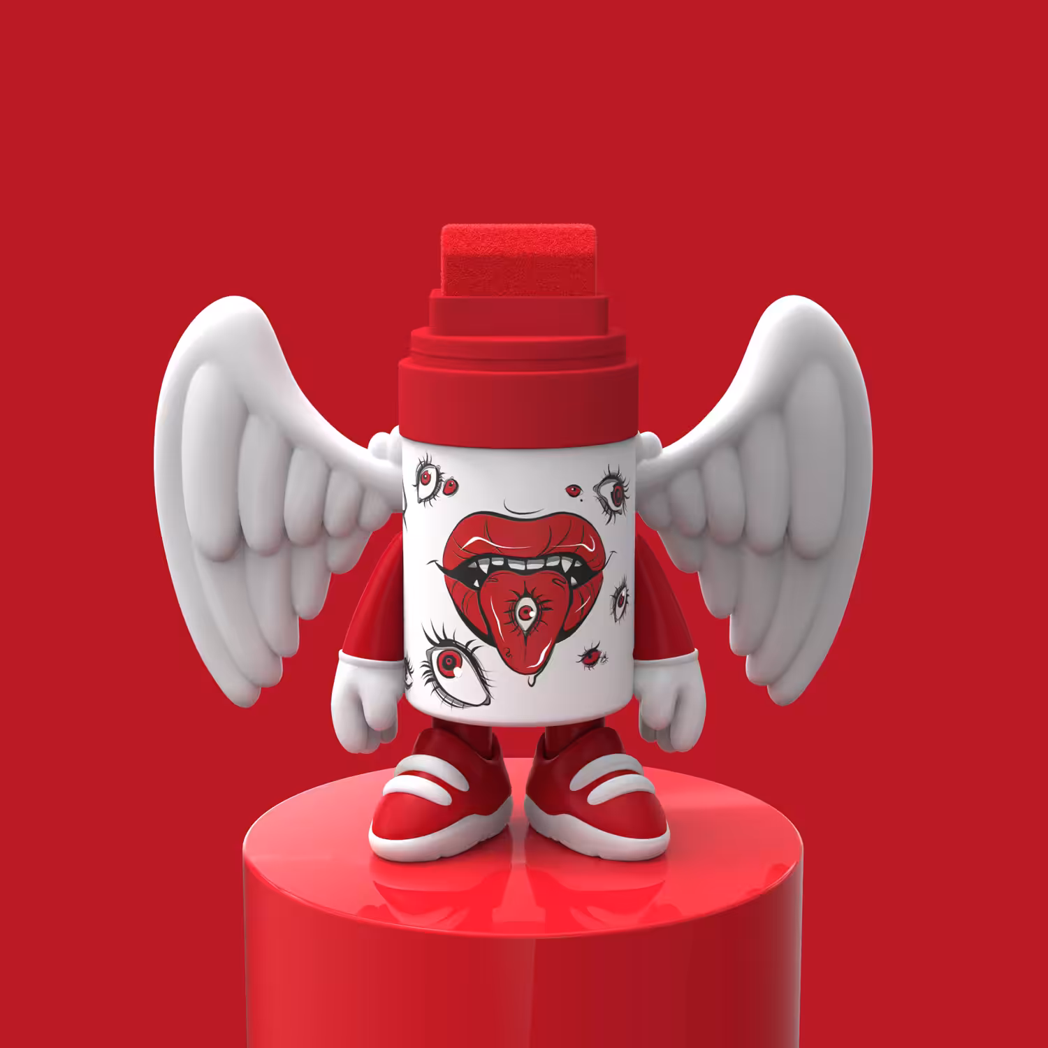 Miss Upacey Marker Mascot (Color)