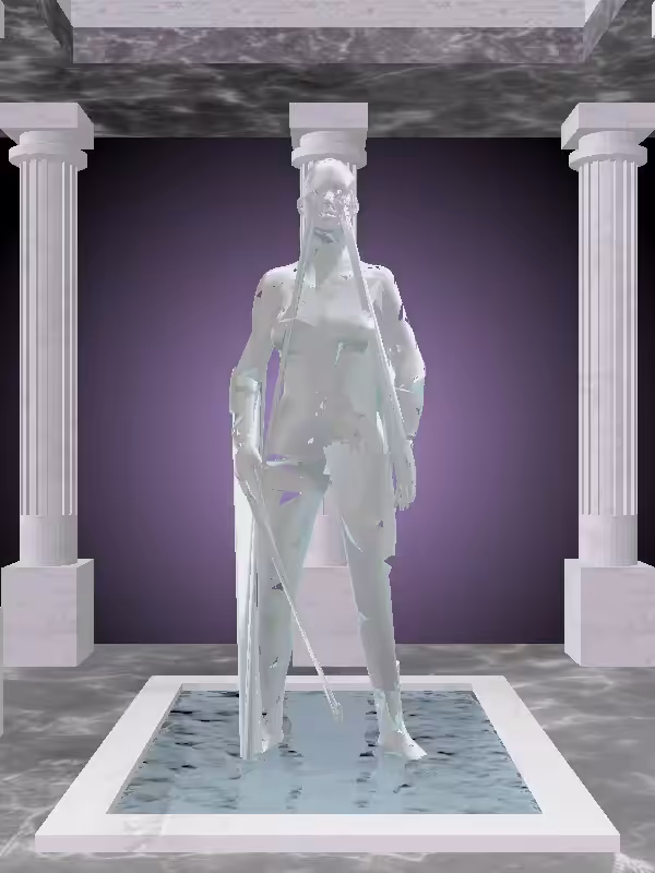 HeavenComputer: The Indifferent Chronos Chrome Woman #4950