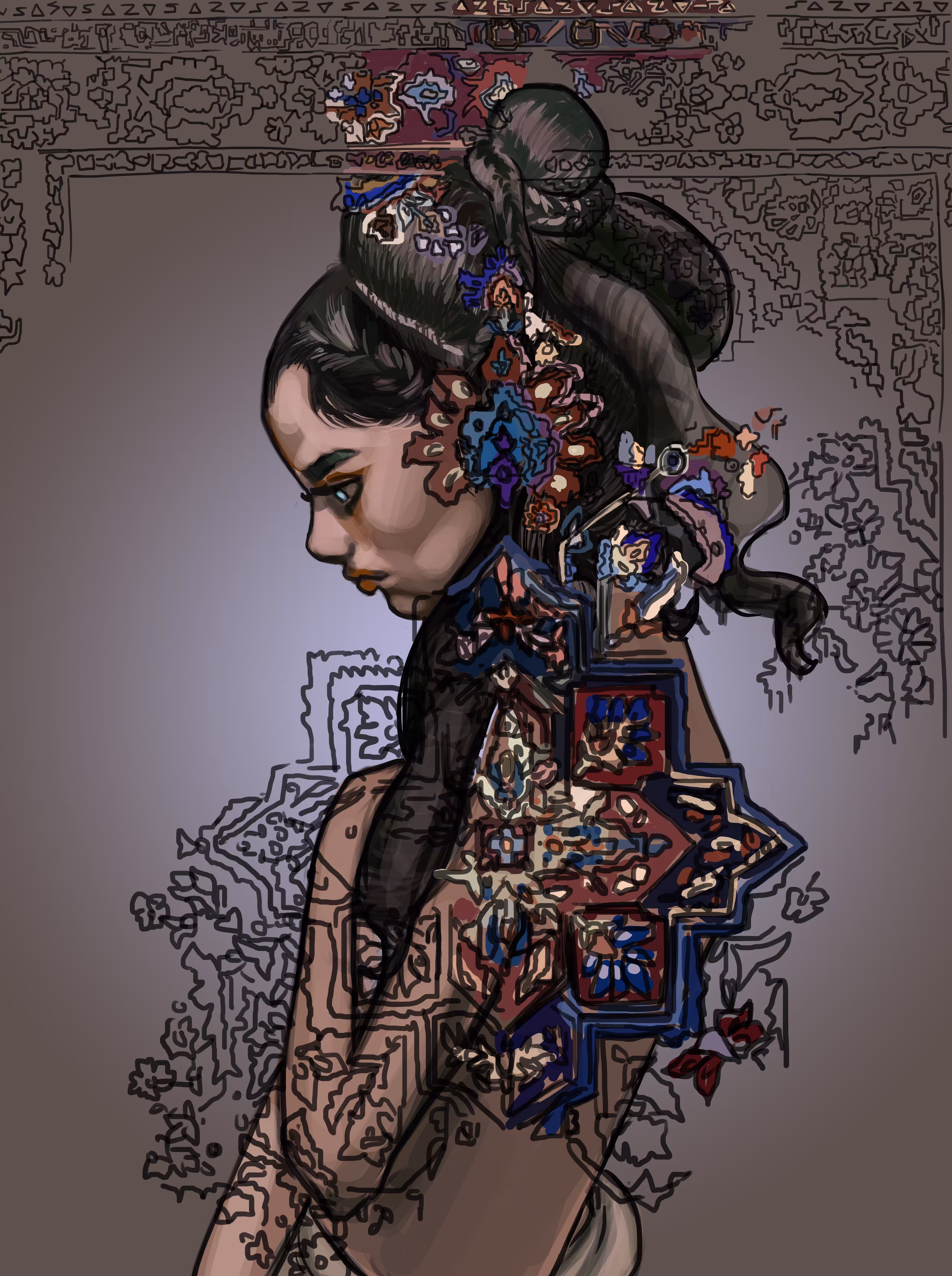 Floral Ink