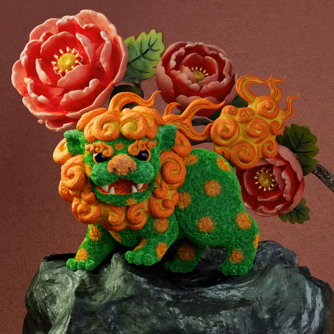 Horimon 007 唐獅子;FU DOG
