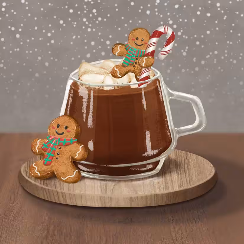 Hot Choco and Ginger Cookies