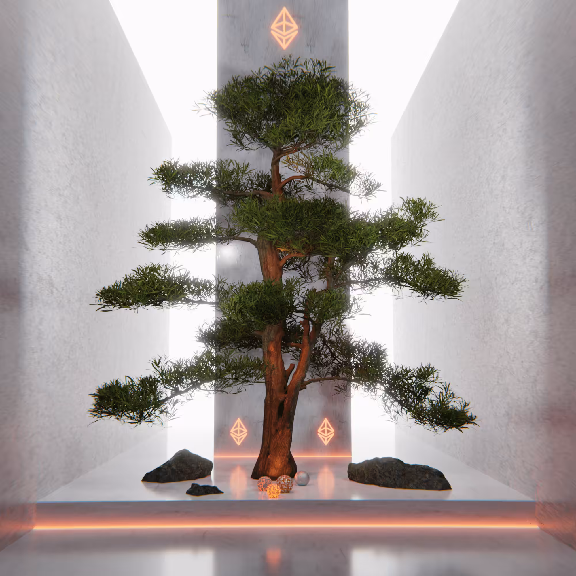 The Ethereum Forest #0001 - Buddhist Pine #1