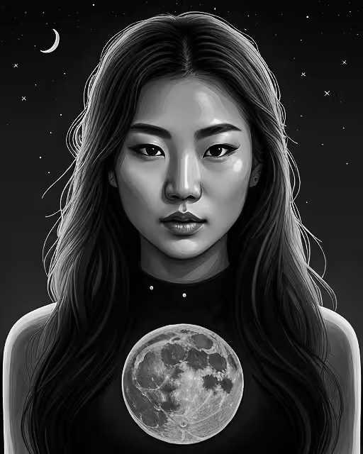 White Lotus In a Black and White World 