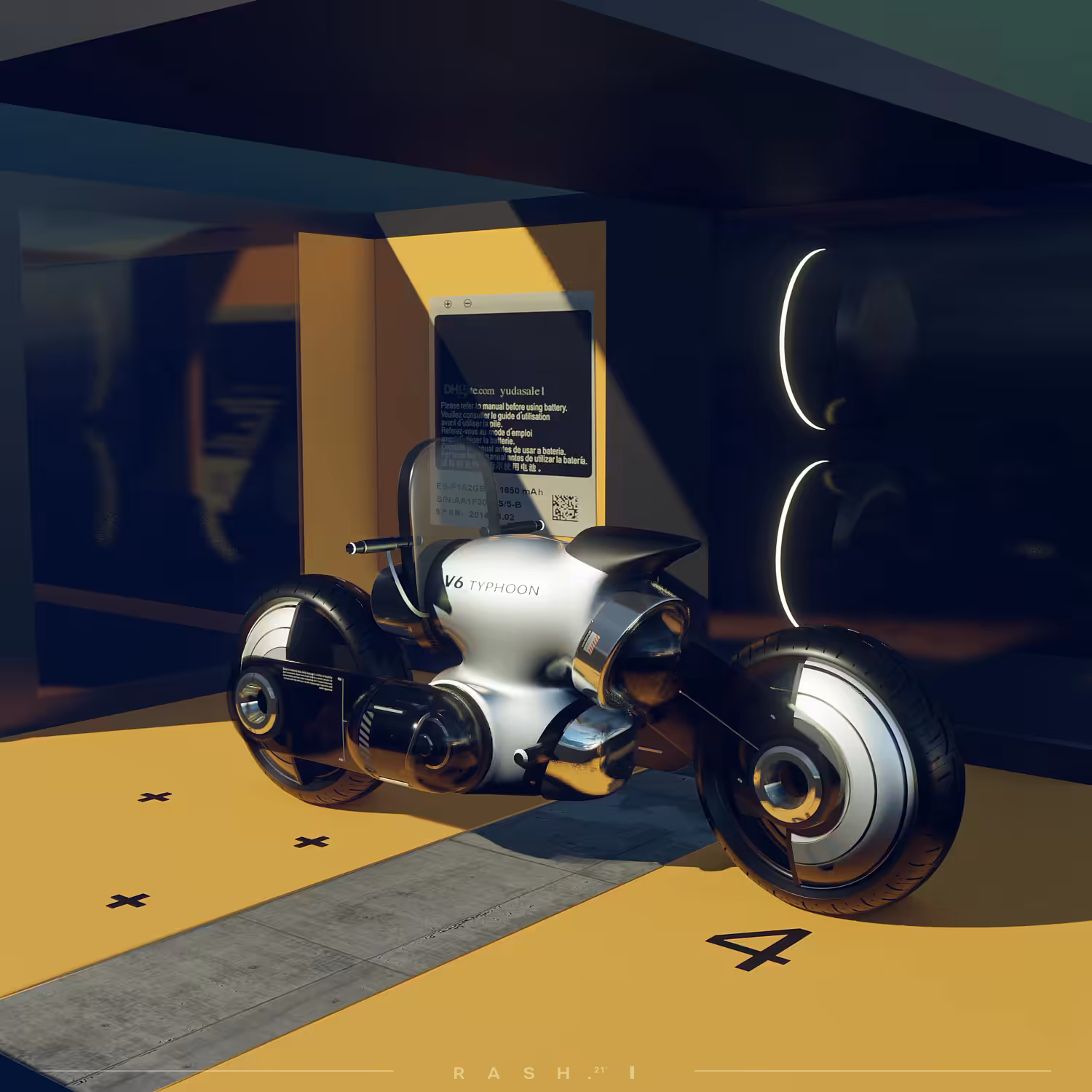 V6 Typhoon Concept Motorcycle