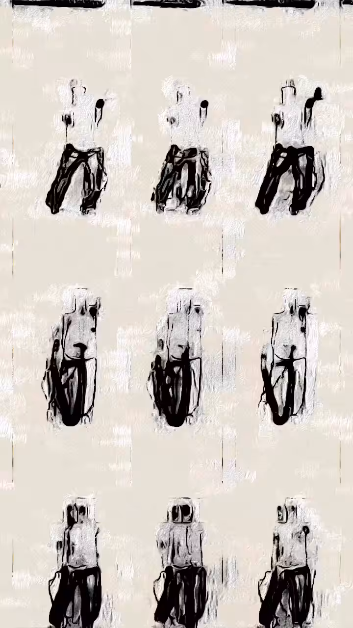 glitchy choreography