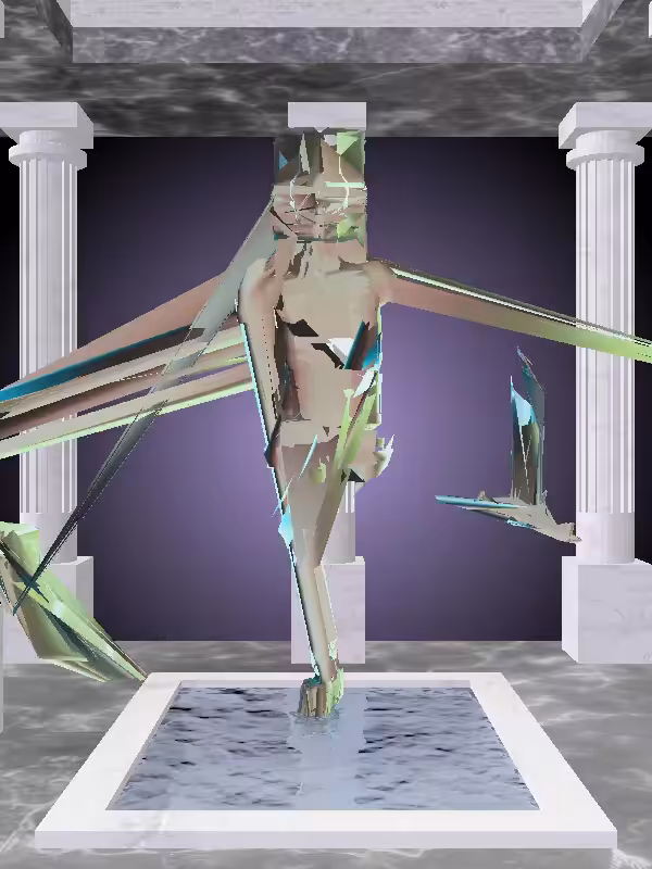 HeavenComputer: The Loser Chatoyant Amazonite Man #2484