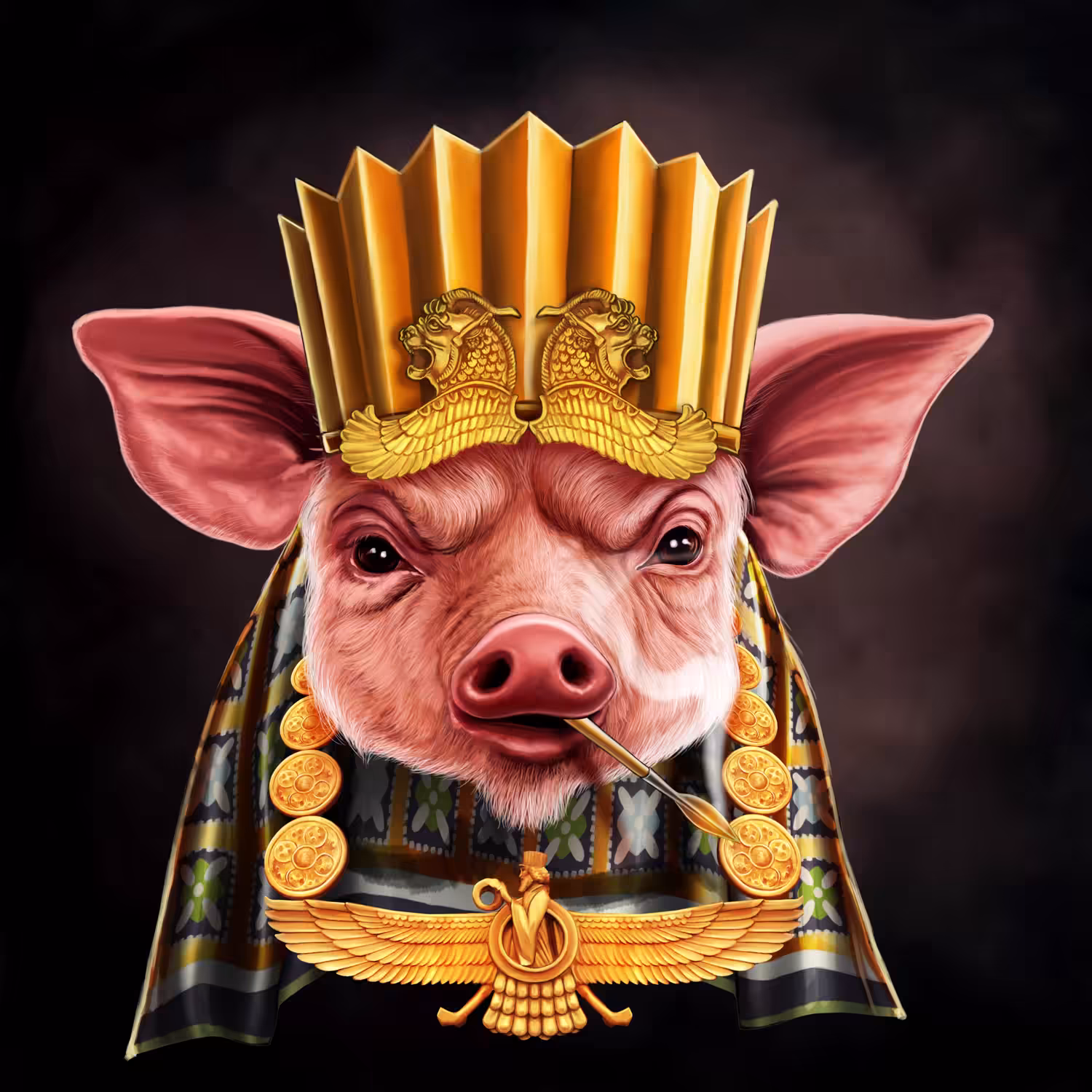 #066 Iranian warrior pig