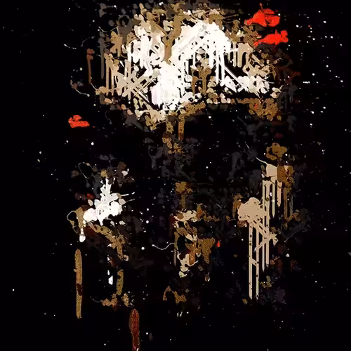 Emerging Face - Neural Net Imagined Portrait (644 Strokes)